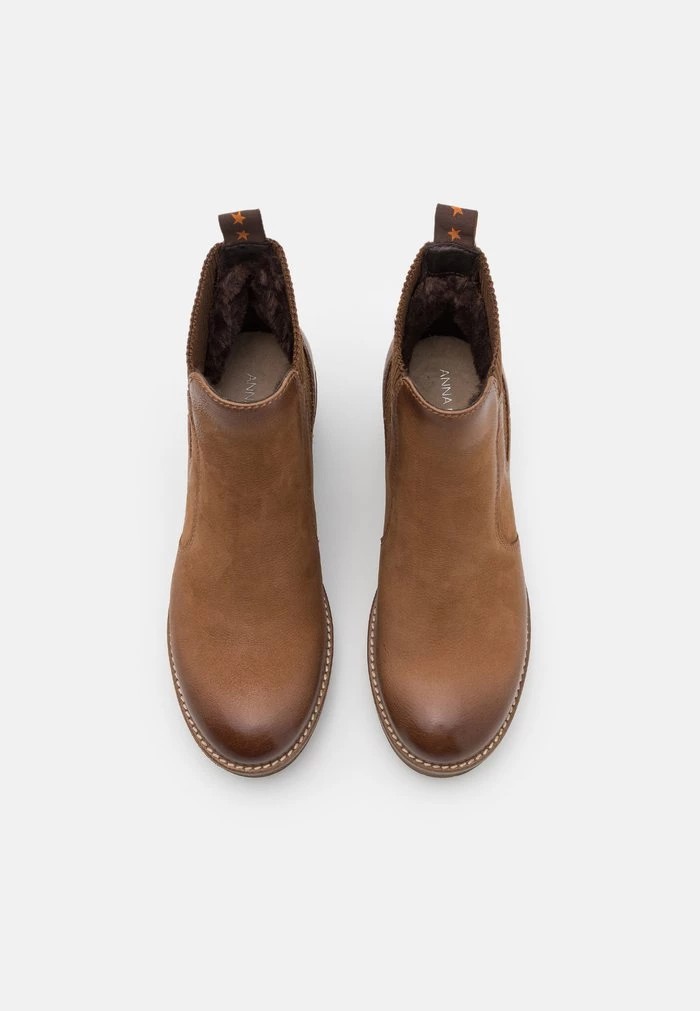 Bottines ANNA FIELD Anna Field Cuir Marron Femme | VQZ-3221860